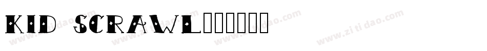 Kid Scrawl字体转换